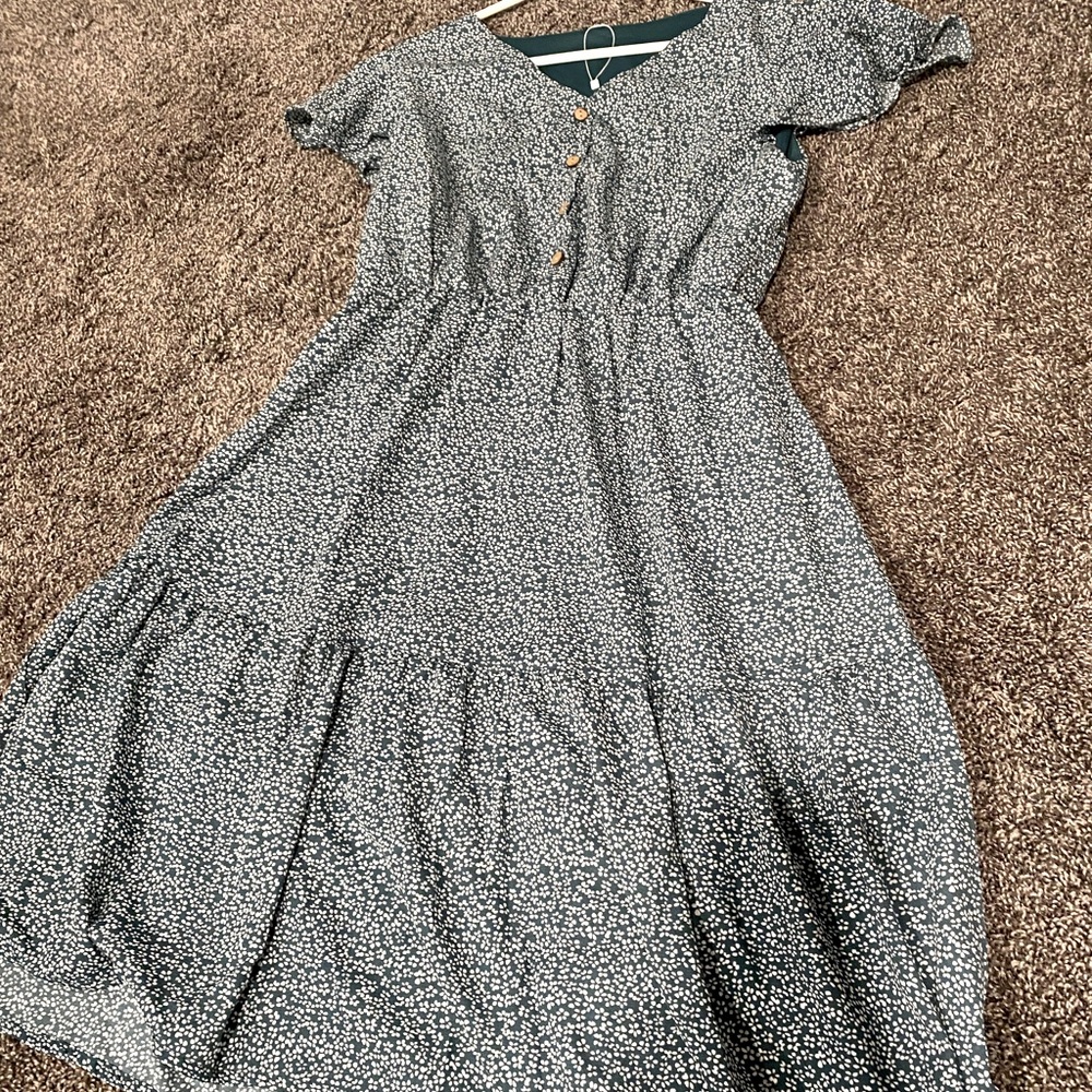 Teal dress